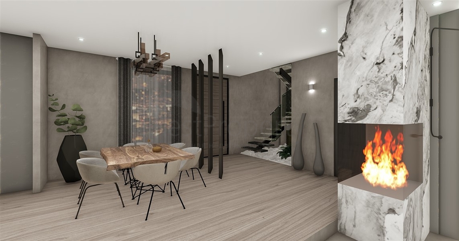 فيلات في منطقة سيكجيلي مع مناظر بانورامية خلابة