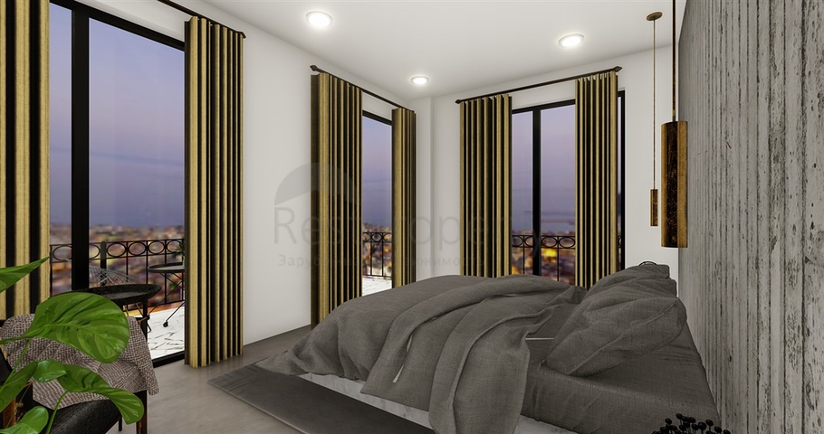 فيلات في منطقة سيكجيلي مع مناظر بانورامية خلابة