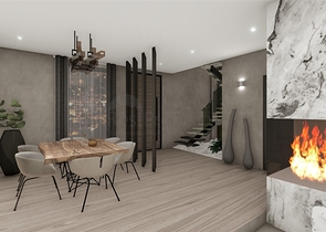 فيلات في منطقة سيكجيلي مع مناظر بانورامية خلابة