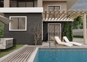 فيلات في منطقة سيكجيلي مع مناظر بانورامية خلابة