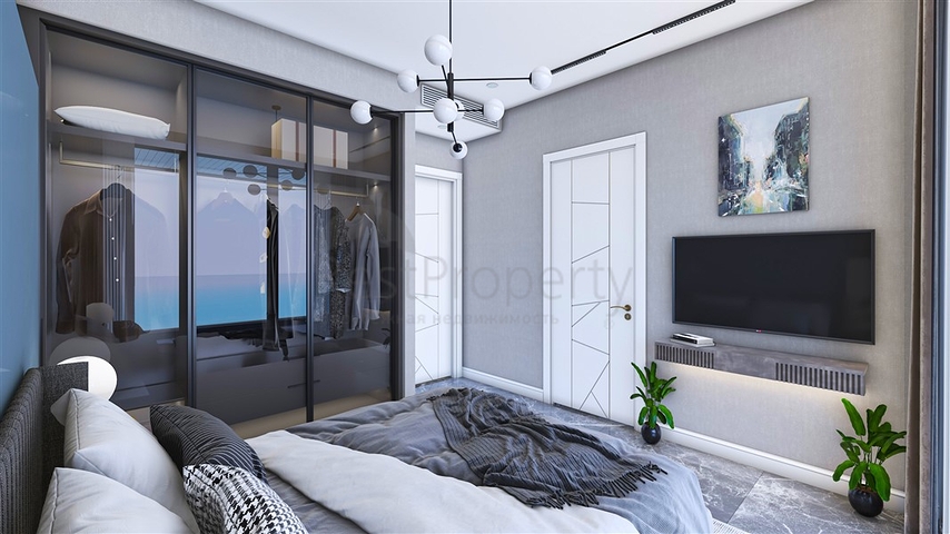 مشروع فيلا جديدة في منطقة بكتاش في وسط ألانيا