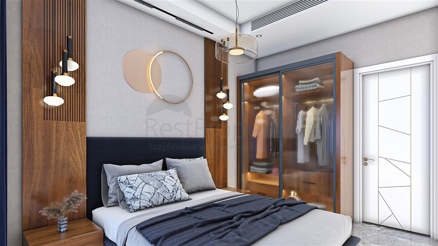 مشروع فيلا جديدة في منطقة بكتاش في وسط ألانيا