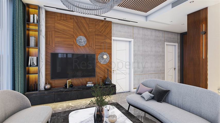 مشروع فيلا جديدة في منطقة بكتاش في وسط ألانيا