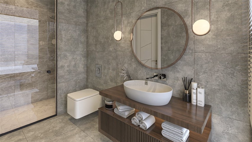 مشروع فيلا جديدة في منطقة بكتاش في وسط ألانيا