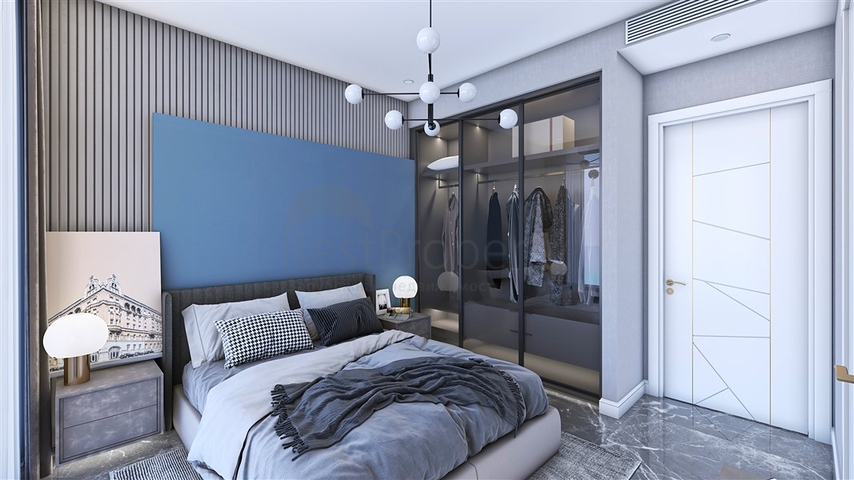 مشروع فيلا جديدة في منطقة بكتاش في وسط ألانيا