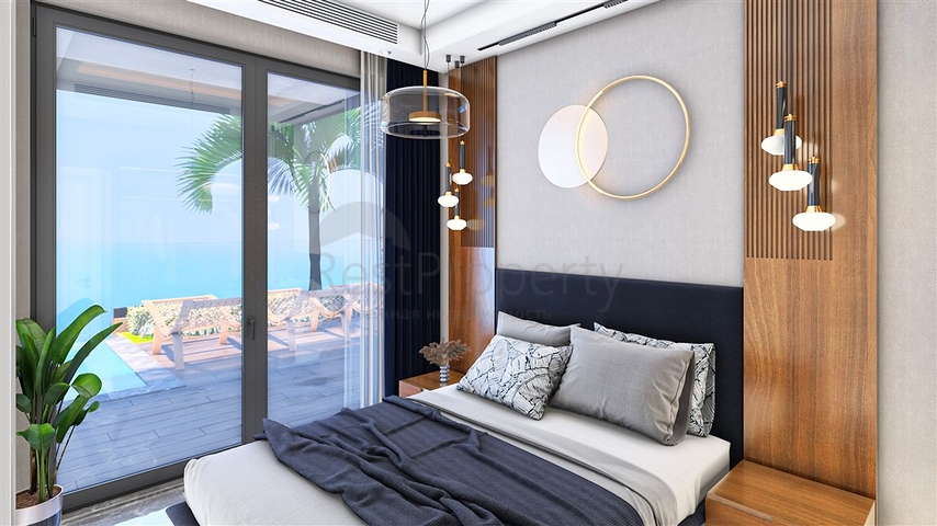 مشروع فيلا جديدة في منطقة بكتاش في وسط ألانيا