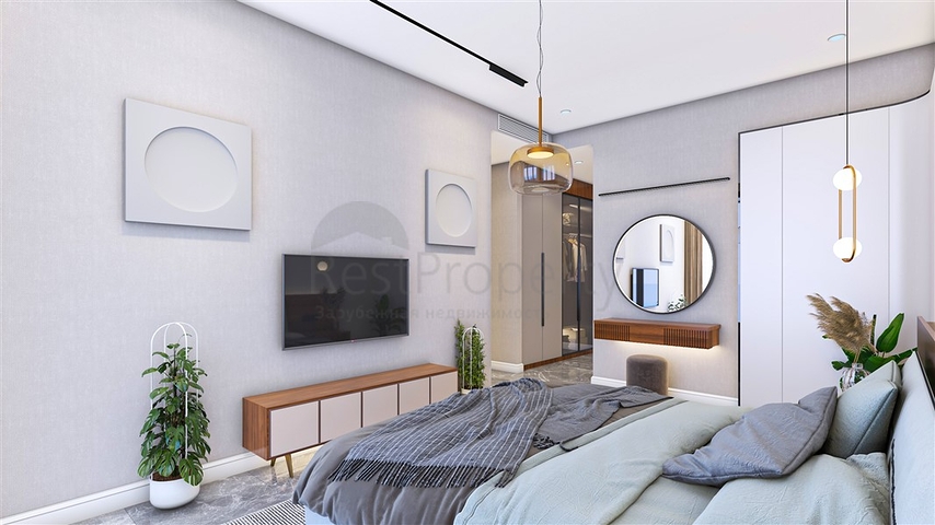 مشروع فيلا جديدة في منطقة بكتاش في وسط ألانيا