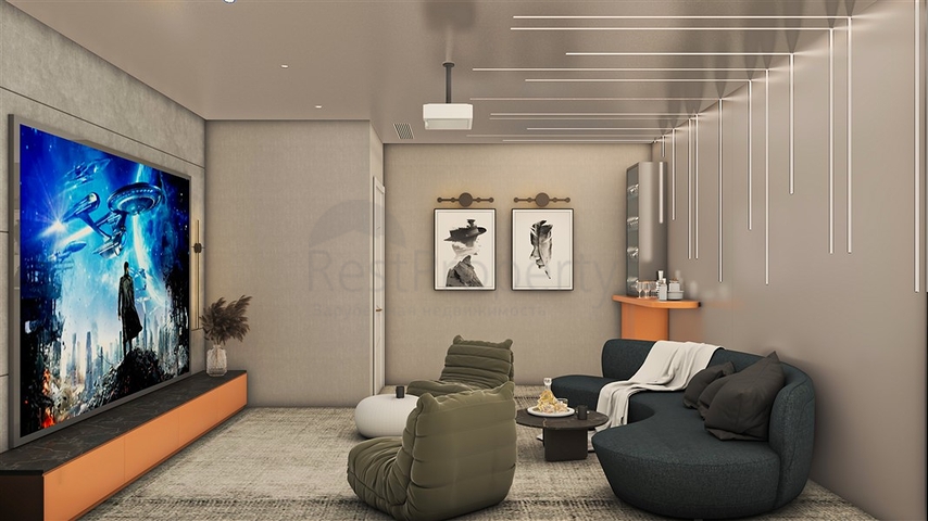 مشروع فيلا جديدة في منطقة بكتاش في وسط ألانيا