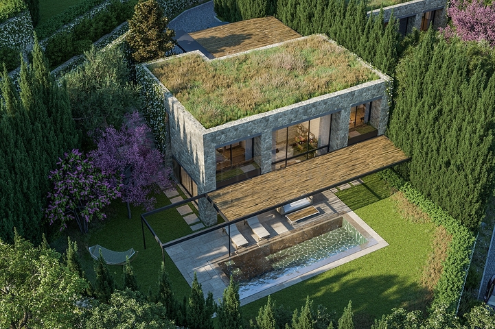 فلل بتصميم عصري أنيق مطلة على البحر في منطقة ياليكافاك