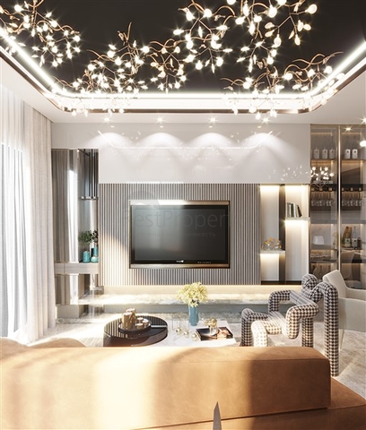 مجمع سكني فاخر بالقرب من البحر في المرحلة الأولى من البناء