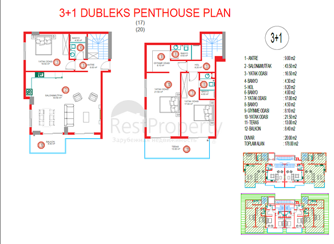 مجمع سكني فاخر بالقرب من البحر في المرحلة الأولى من البناء
