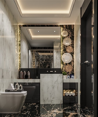 مجمع سكني فاخر بالقرب من البحر في المرحلة الأولى من البناء