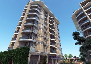 شقة 1+1 من مطور معروف على بعد 200 متر من البحر في منطقة توسمور