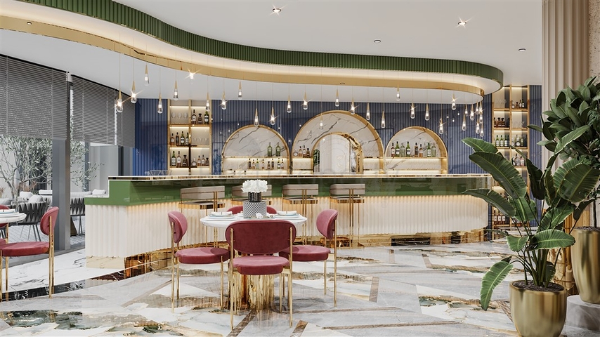 مشروع استثماري واسع النطاق في منطقة أوبا ، على بعد 300 متر من البحر