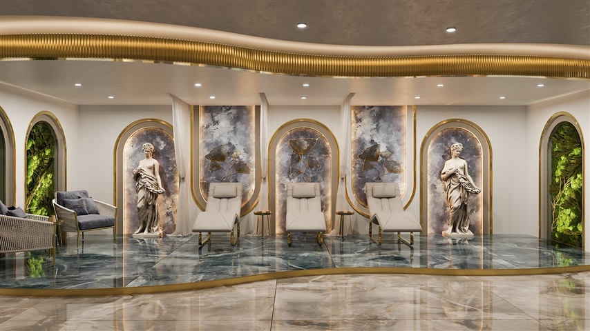 مشروع استثماري واسع النطاق في منطقة أوبا ، على بعد 300 متر من البحر