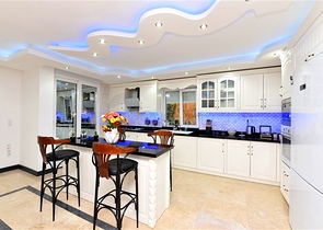 فيلا مفروشة مع مناظر بانورامية في وسط ألانيا