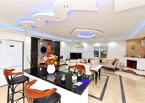 فيلا مفروشة مع مناظر بانورامية في وسط ألانيا