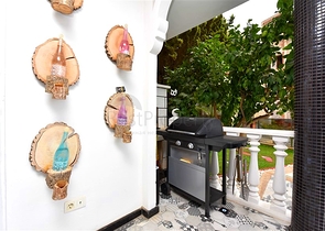 فيلا مفروشة مع مناظر بانورامية في وسط ألانيا