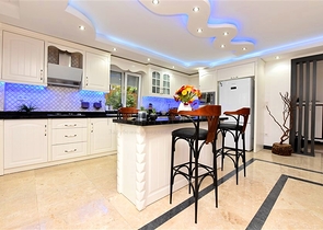 فيلا مفروشة مع مناظر بانورامية في وسط ألانيا