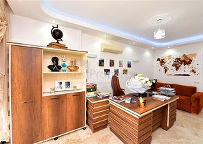 فيلا مفروشة مع مناظر بانورامية في وسط ألانيا