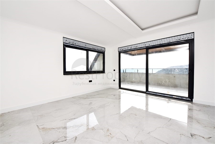 شقة 3+1 في مجمع جديد مطل على البحر وقلعة ألانيا