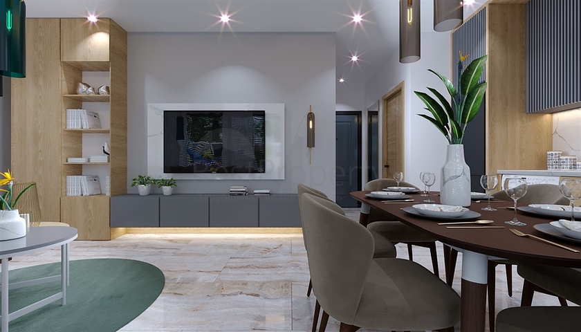 مجمع على الطراز الحديث في منطقة أوبا المرموقة 