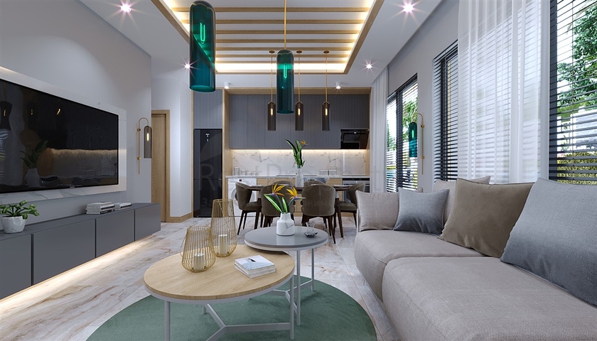 مجمع على الطراز الحديث في منطقة أوبا المرموقة 