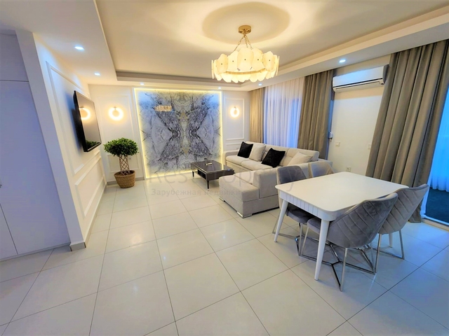 شقة انيقة ضمن مجمع فاخر -تصميم 1+1 مفروشة -في اوبا / الانيا 