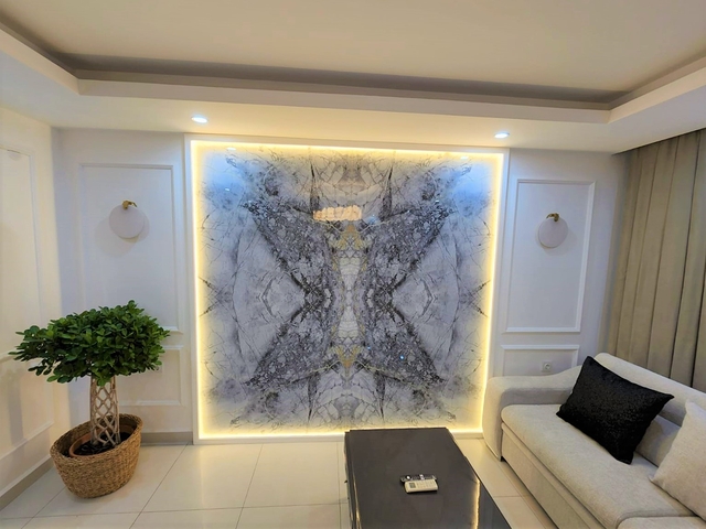 شقة انيقة ضمن مجمع فاخر -تصميم 1+1 مفروشة -في اوبا / الانيا 