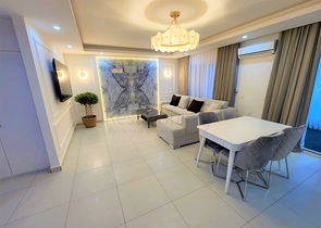 شقة انيقة ضمن مجمع فاخر -تصميم 1+1 مفروشة -في اوبا / الانيا 