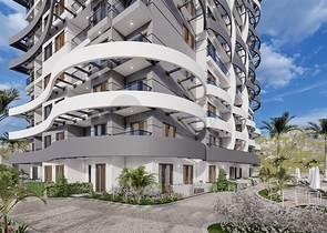 شقة غرفة وصالة - مجمع خدمات خمس نجوم - في محمودلار / الانيا 