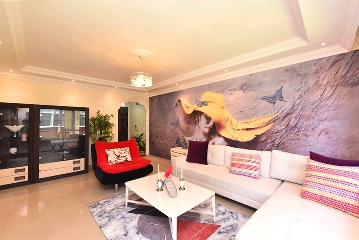 شقة 2 + 1 في منطقة أوبا 