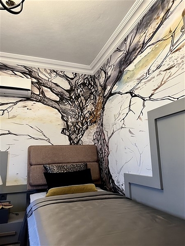 شقة 2+1 في وسط ألانيا مع إطلالة بانورامية على البحر