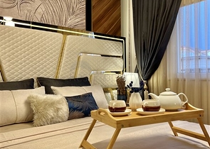 شقة 2+1 في وسط ألانيا مع إطلالة بانورامية على البحر