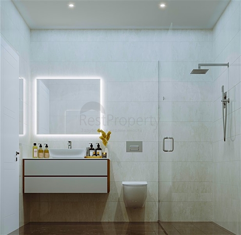 مجمع بوتيك 1 كم من الشاطئ في منطقة دميرتاش 