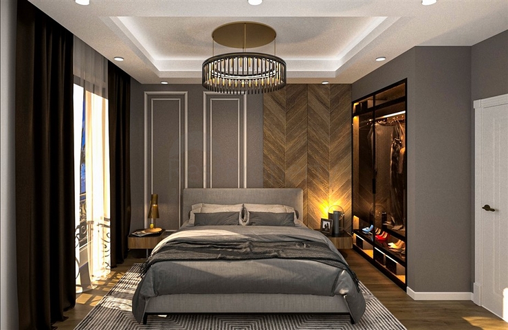 مجمع بوتيك 1 كم من الشاطئ في منطقة دميرتاش 