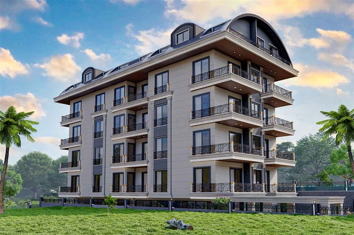 مجمع بوتيك 1 كم من الشاطئ في منطقة دميرتاش 