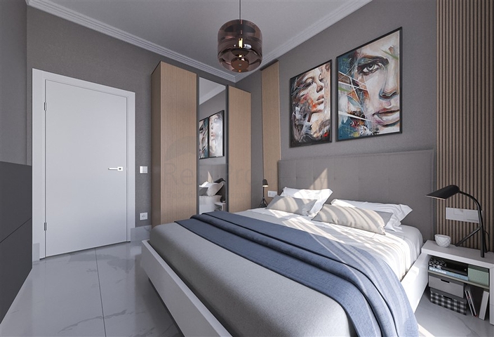 شقة 2+1 قيد الإنشاء في منطقة محمودلار