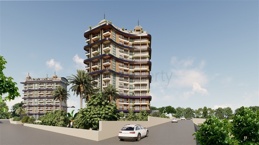 شقة 2+1 قيد الإنشاء في منطقة محمودلار