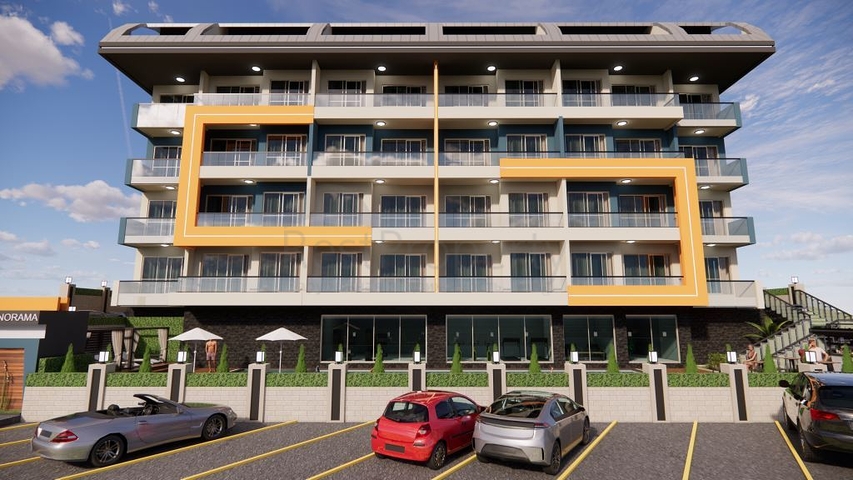 شقة 1+1 في أحد المجمعات الجديدة في منطقة محمودلار