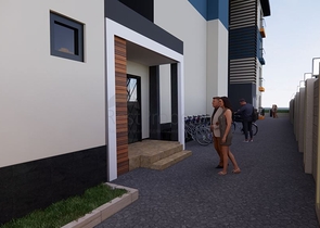 شقة 1+1 في أحد المجمعات الجديدة في منطقة محمودلار