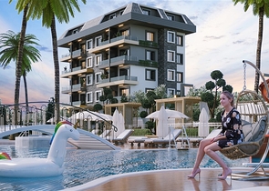 شقة في مجمع جديد في حي أفسالار