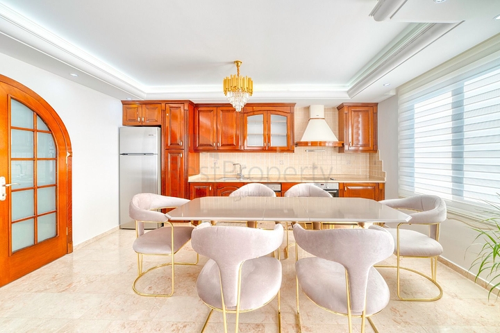 شقة 2 + 1 مع إطلالة بانورامية على البحر