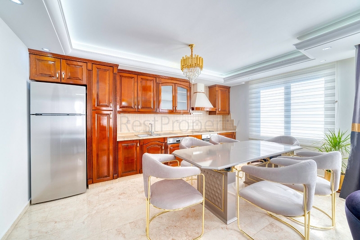 شقة 2 + 1 مع إطلالة بانورامية على البحر