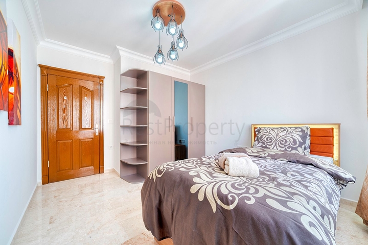 شقة 2 + 1 مع إطلالة بانورامية على البحر