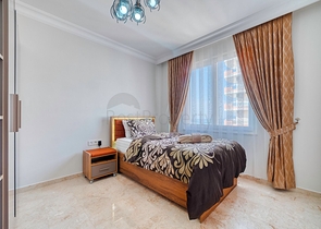 شقة 2 + 1 مع إطلالة بانورامية على البحر