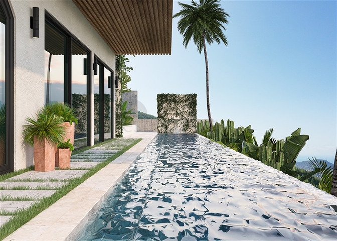 مشروع من فئة متميزة مع إطلالات بانورامية على البحر وشبه جزيرة ألانيا