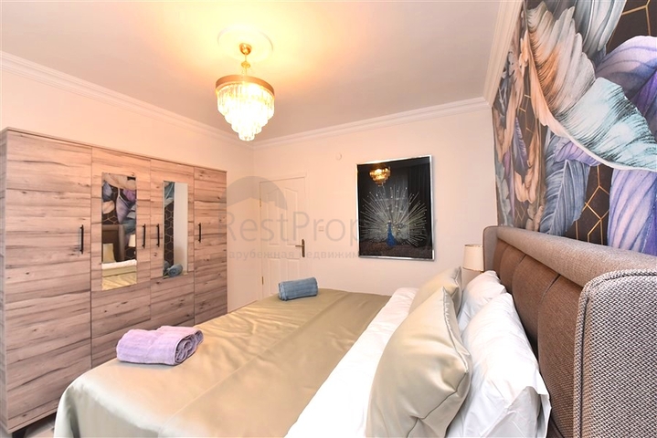 شقة مفروشة 2 + 1 في منطقة أوبا