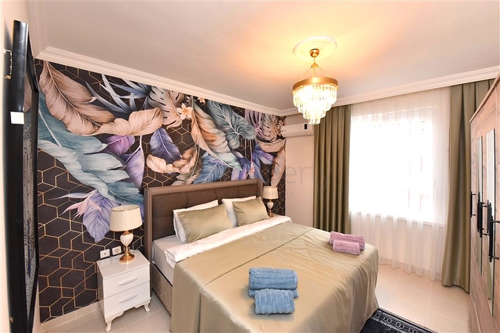 شقة مفروشة 2 + 1 في منطقة أوبا