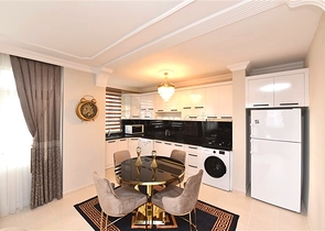 شقة مفروشة 2 + 1 في منطقة أوبا